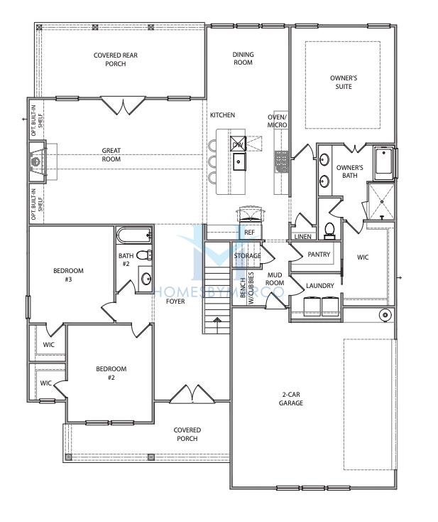 Photos of the Harrison model in the Long Hollow Landing subdivision in Gainesville, GA