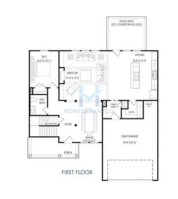 Chatham model in Ashbury Commons, Powder Springs, GA, built by Windsong Properties