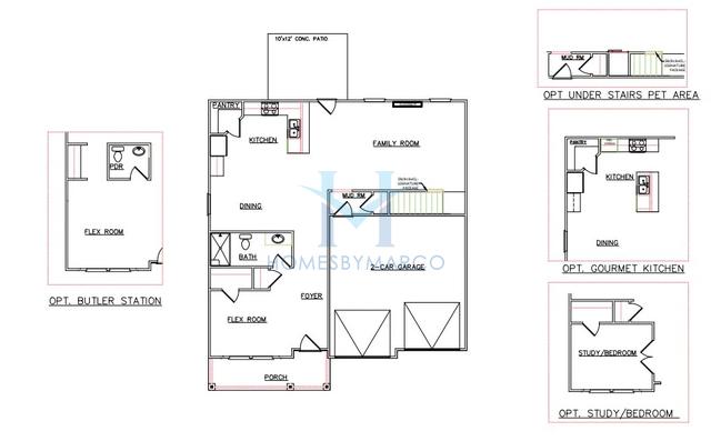 Photos of the Hemingway model in the River Walk Farm subdivision in Covington, GA