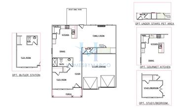 Photos of the Hemingway model in the River Walk Farm subdivision in Covington, GA