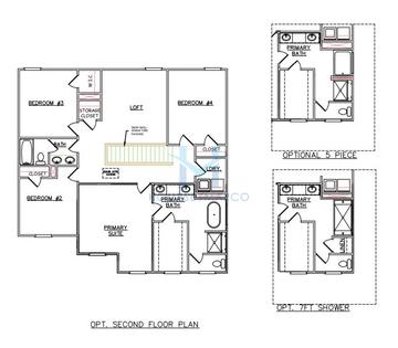 Photos of the Tucker model in the River Walk Farm subdivision in Covington, GA
