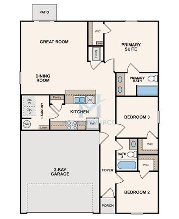 Photos of the Brookview model in the Canes Crossing subdivision in Macon, GA