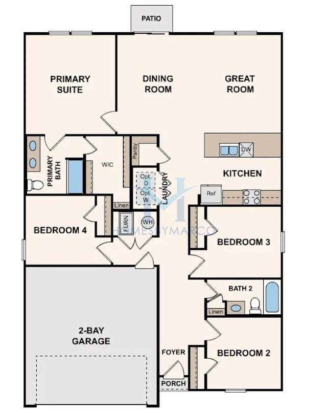 Photos of the Concord model in the Canes Crossing subdivision in Macon, GA