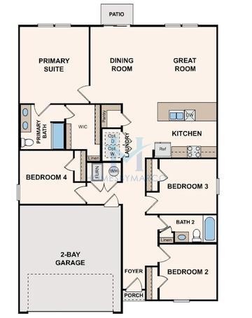 Concord model in Canes Crossing, Macon, GA, built by Century Communities