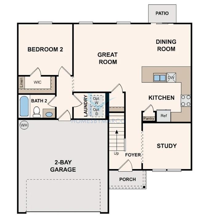 Gardner model in McClendon Meadows, Shelby, NC, built by Century Communities
