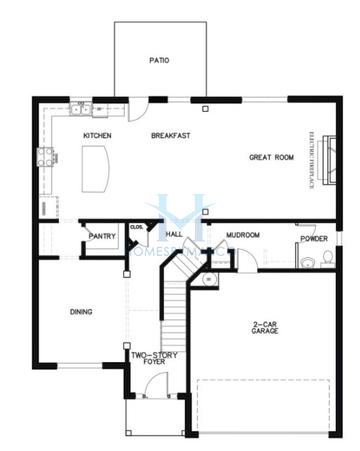 Chadwick model in Garden Walk, Jackson, GA, built by Stephen Elliott Homes