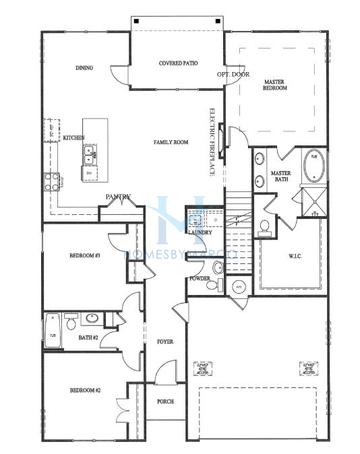 Harrison model in Chimney Oaks, Homer, GA, built by Stephen Elliott Homes