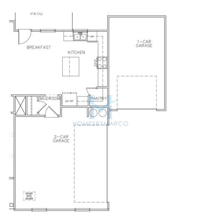 Donovan model in Fairways at Durham Lakes, Fairburn, GA, built by Stephen Elliott Homes