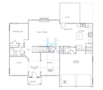 Donovan model in Clark Estates East, Ellenwood, GA, built by Stephen Elliott Homes