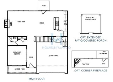Photos of the Baxley model in the Waterside at Riverwalk subdivision in Bethlehem, GA