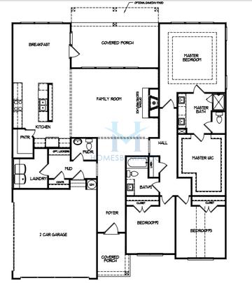 Photos of the Blackburn model in the Pinegate subdivision in Covington, GA