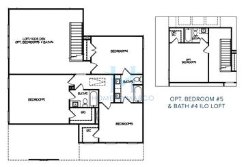 Photos of the Everglade model in the Cotton Creek subdivision in Good Hope, GA