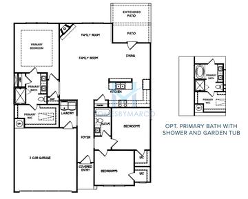 Photos of the Canemount model in the Langston Place subdivision in Perry, GA