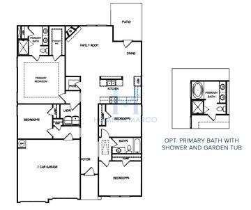 Photos of the Saxton model in the Langston Place subdivision in Perry, GA
