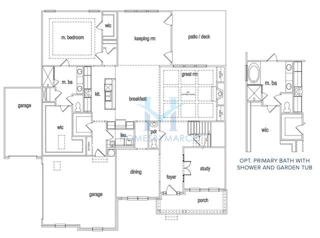 Photos of the Brentwood II model in the Pinegate subdivision in Covington, GA