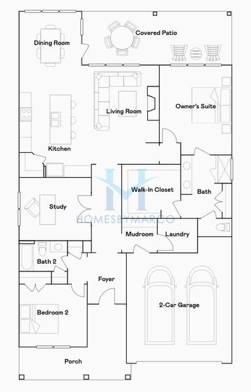 Photos of the Briarwood model in the The Court at Gainesville Township subdivision in Gainesville, GA
