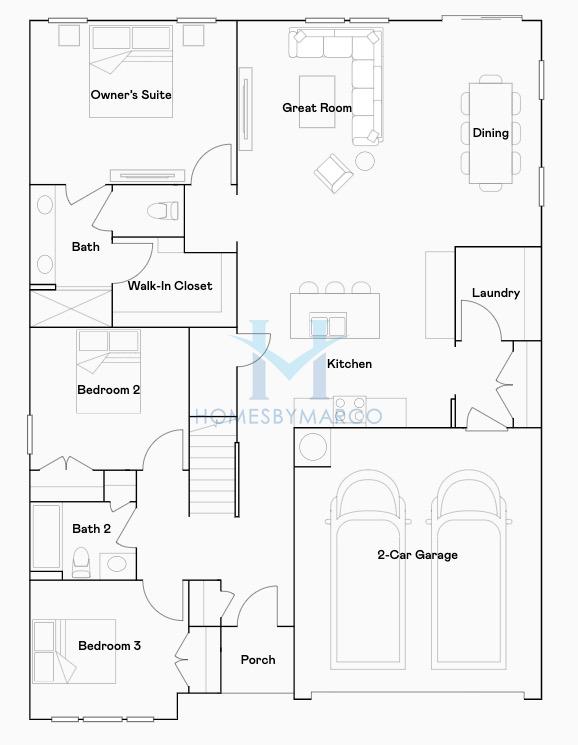 Photos of the Newport model in the Candleberry Place subdivision in Sharpsburg, GA