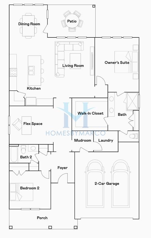 Briarwood model in Candleberry Place, Sharpsburg, GA, built by Lennar