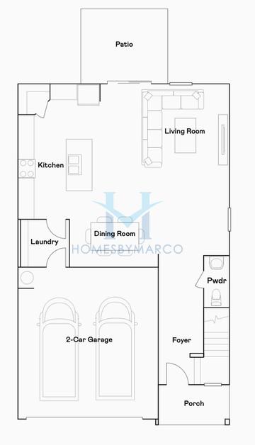 Photos of the Boston model in the Cromwell subdivision in Snellville, GA