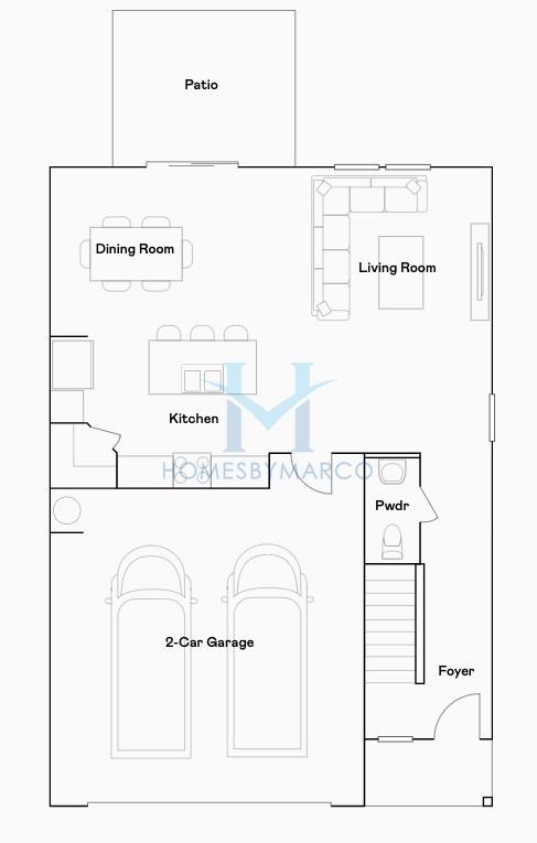 Photos of the Atlanta model in the Evergreen Farms subdivision in Winder, GA
