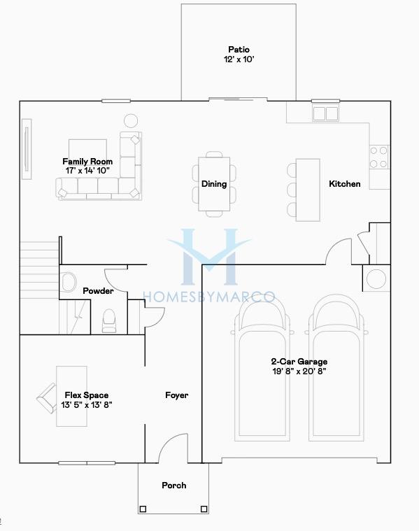 Photos of the Portland model in the Jefferson Hills subdivision in Jefferson, GA