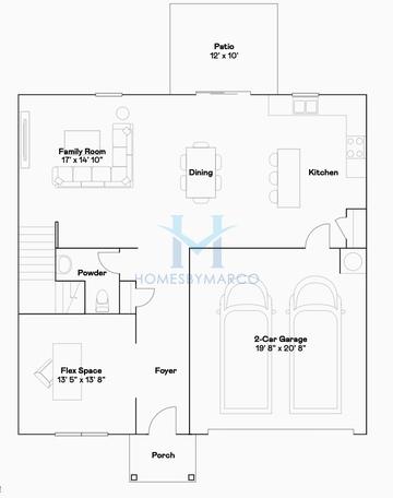 Photos of the Portland model in the Banks at Planter's Ridge subdivision in Kathleen, GA