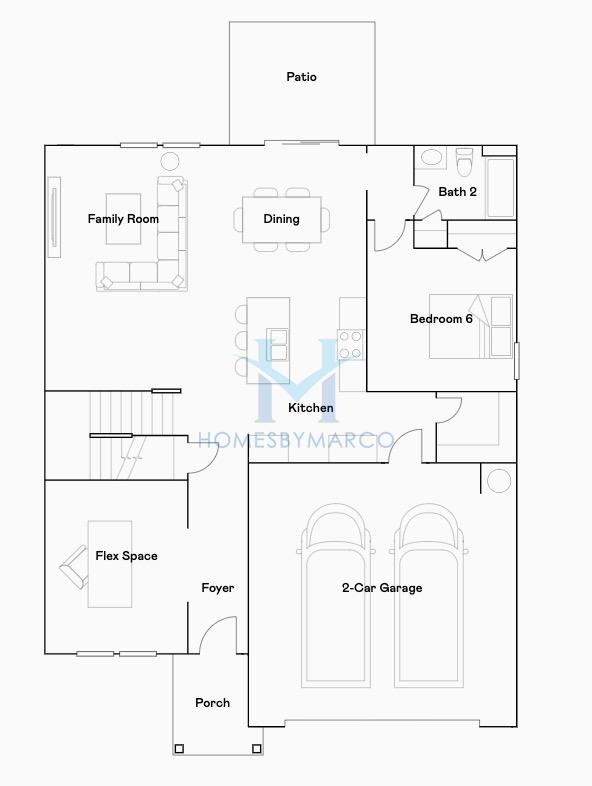 Photos of the Roswell model in the Jefferson Hills subdivision in Jefferson, GA