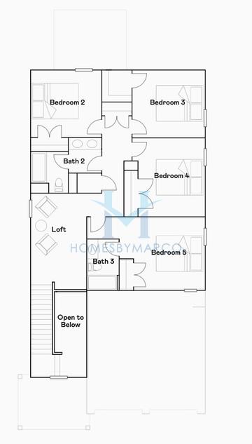 Columbus model in Millers Pointe, Conyers, GA, built by Lennar