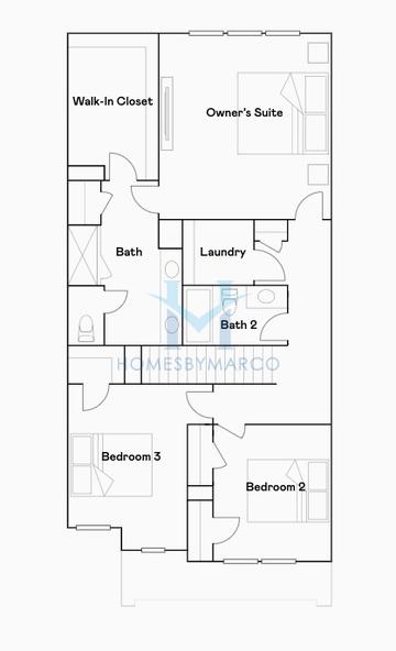 Smyrna model in Residences at Gateway, Winder, GA, built by Lennar