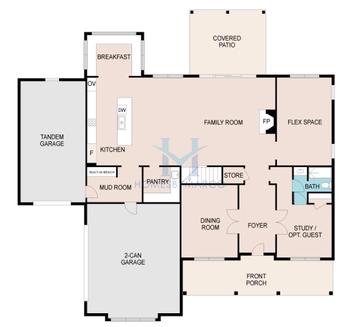 Turnberry Park model in The Parc at Caney, Cumming, GA, built by Epic Homes