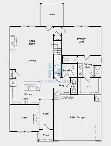 Photos of the Norcross model in the Windance Lake subdivision in Loganville, GA