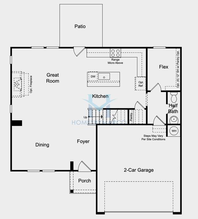 Photos of the Fairfield model in the Windance Lake subdivision in Loganville, GA