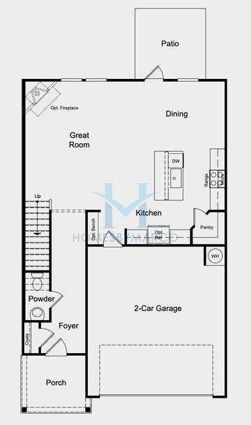 Photos of the Avera model in the Windance Lake subdivision in Loganville, GA