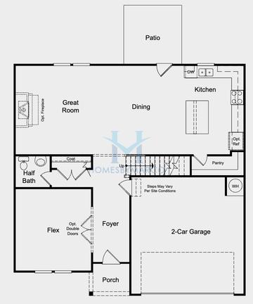 Photos of the Prescott model in the Windance Lake subdivision in Loganville, GA