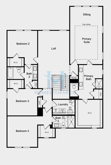 Sumner model in Reserve at Hickory Walk, Kennesaw, GA, built by Taylor Morrison