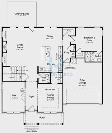Aiken model in Reserve at Hickory Walk, Kennesaw, GA, built by Taylor Morrison