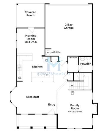 Olivia model in Brush Arbor, McDonough, GA, built by DRB Homes