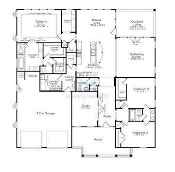 Photos of the Luna model in the Brush Arbor subdivision in McDonough, GA