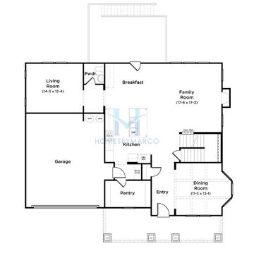 Photos of the Paisley model in the Brush Arbor subdivision in McDonough, GA
