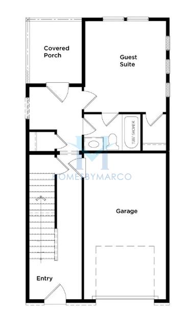 Photos of the Brookgreen model in the Monticello subdivision in Atlanta, GA