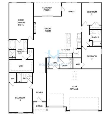 Photos of the Firestone model in the Berkeley Lakes subdivision in Locust Grove, GA