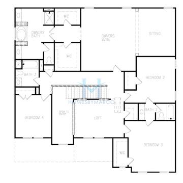 Photos of the Rosemary II model in the Grandview at Millers Mill subdivision in Stockbridge, GA