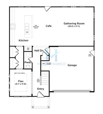 Photos of the Ridgewood model in the Bowers Farm subdivision in McDonough, GA