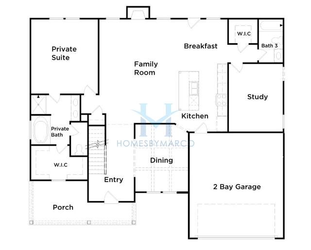 Photos of the Meridian II model in the Cambria at Traditions subdivision in Hampton, GA