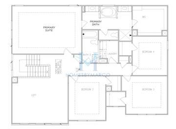 Stonefield model in Westwind Estates, Hampton, GA, built by DRB Homes