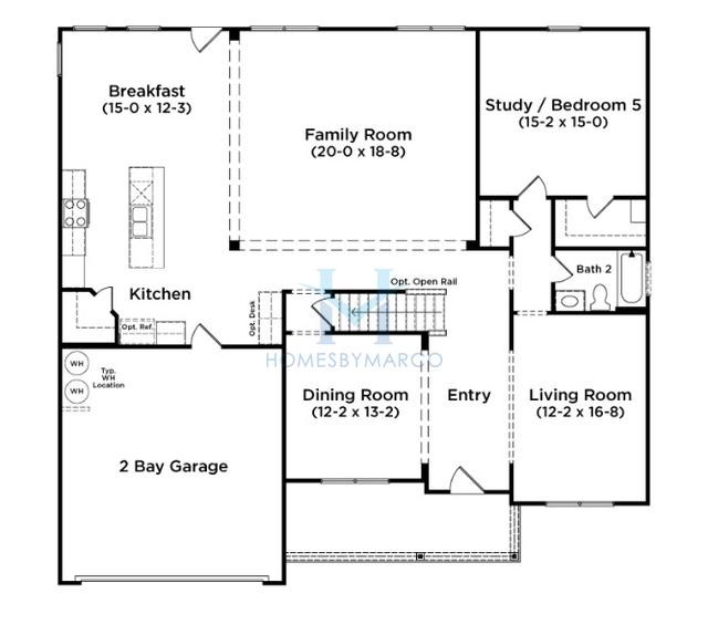 Photos of the Clarity model in the Cambria at Traditions subdivision in Hampton, GA
