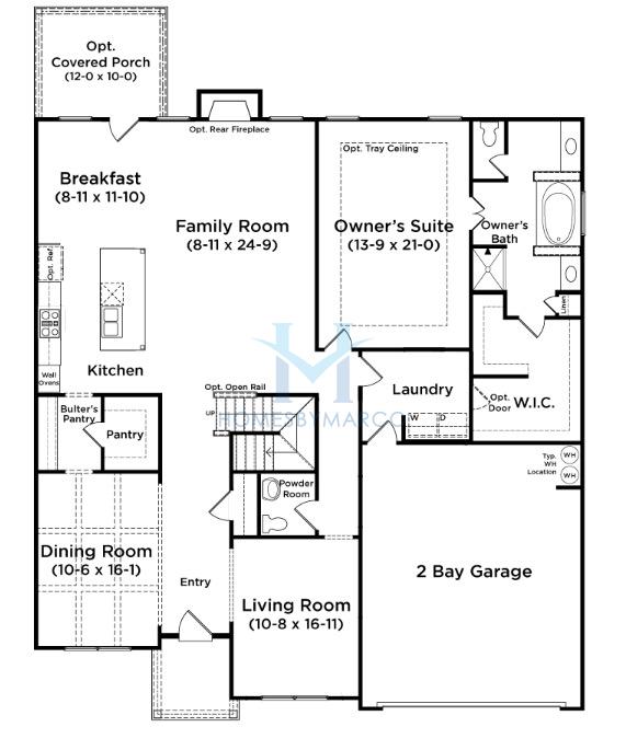 Photos of the Rainier model in the Cambria at Traditions subdivision in Hampton, GA