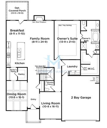 Photos of the Rainier model in the Cambria at Traditions subdivision in Hampton, GA