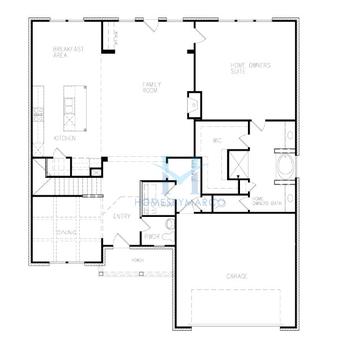 Photos of the Lauren II model in the Kingston subdivision in Locust Grove, GA