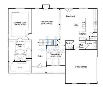 Photos of the Henry II model in the Riverbend Overlook subdivision in Fayetteville, GA